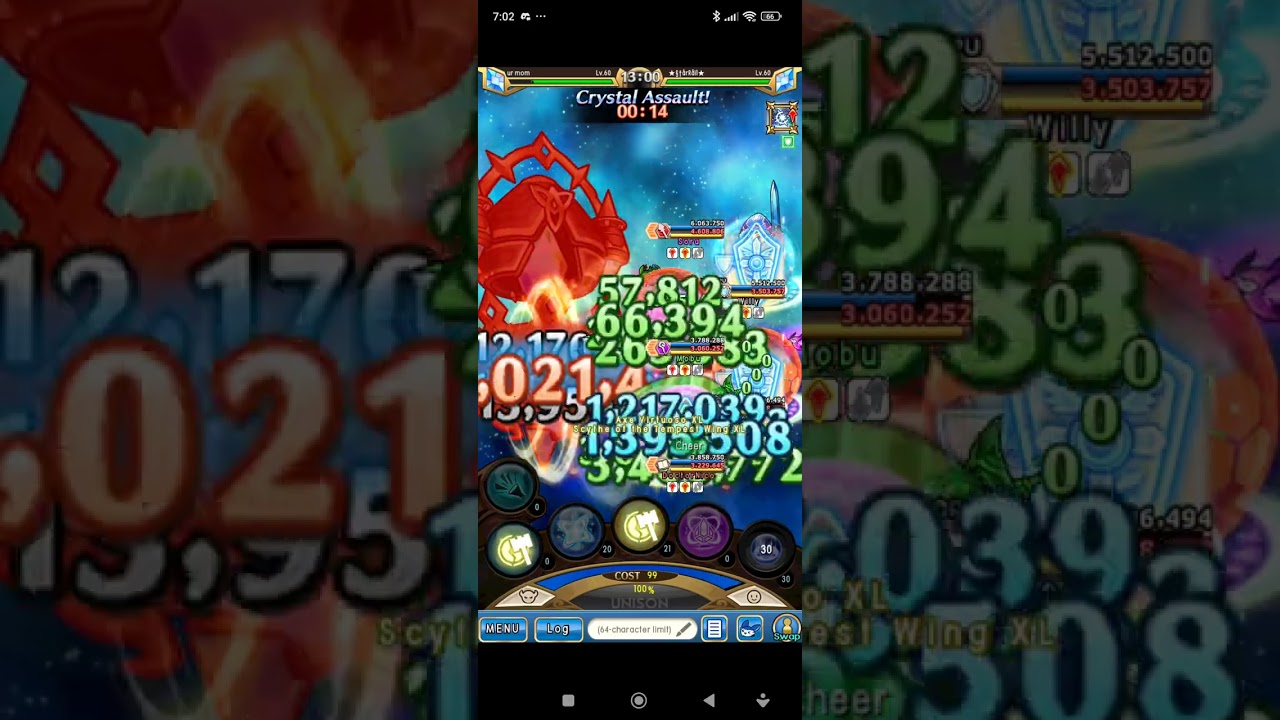 Unison League rank battle Nico video game 