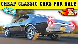 Today's Driver Discount Finds, 15 Classic Cars Selling at Bargain Prices !!
