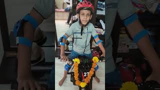 Shriraj Dhiraj Govindrao Jangale २१ April २०२३ chanttuli don first bike 🚵😘❤(4)
