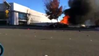 Paul Walker's Fiery Wreck    Seconds After the Crash #glok92