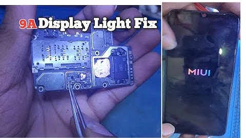 Redmi 9a(9c) Light Problem Solution || Display Light Fix 💯