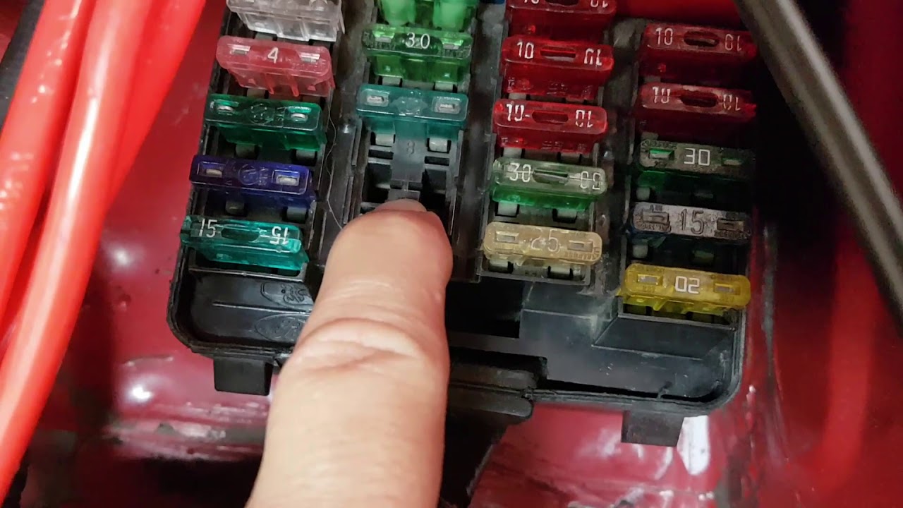 Escort - Término do chicote e novas luzes de posição