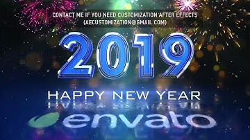 New Year Countdown Project | After Efects Project Files - Videohive template