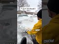 He Didn’t Expect This Smart Snow Hack to Work! ❄️✨ #shorts #shortsvideo