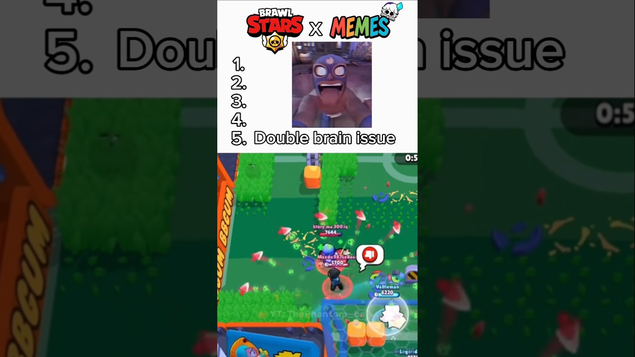 The End🤣 TOP 5 Memes in Brawl Stars🔥 