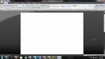 How to change the colour scheme on Microsoft Office 2007