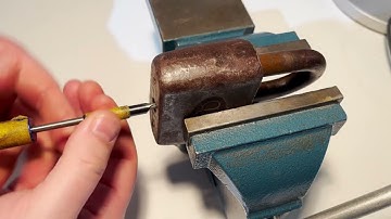 locksport: old Abloy locks 7/5: Custom? keyed old Abloy Classic picked & decoded and made a key