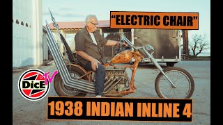 The Electric Chair - 1938 Indian Inline 4 Chopper #DicEmagzine #indianmotorcycles
