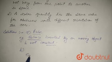 Which one of the following statements is true? | CLASS 11 | MOTION IN A PLANE | PHYSICS | Doubtn...