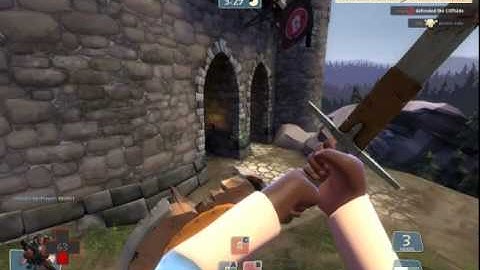 Demoman on the new Medieval mode | TF2