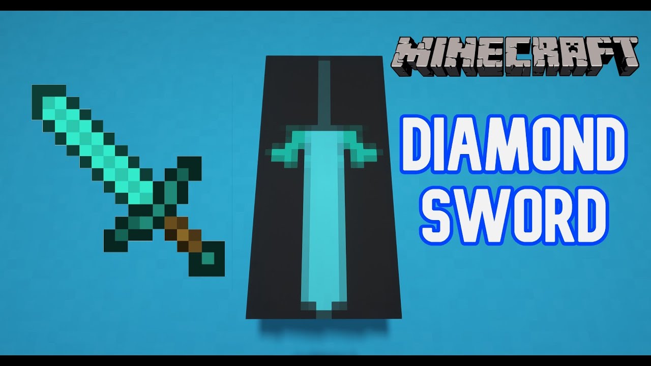 Crossed minecraft swords