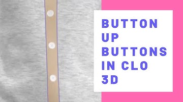 How to make a Button Placket in CLO3D Demonstration
