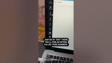 Add Page Numbers with One-Click on Canva