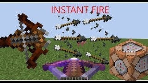 How to make instant firing crossbow in Minecraft REMADE (BEDROCK)