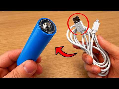 Video Millions Don't Know This! Old USB Cables Can Revive Dead Lithium Batteries