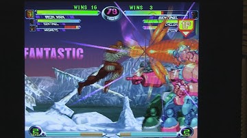 MvC2: Kest - 1 Player Mode for 42 sec [Iron Man/Sent] .:4.2.22:.