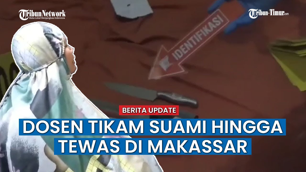 Cemburu, Istri di Makassar Tikam Suami hingga Tewas