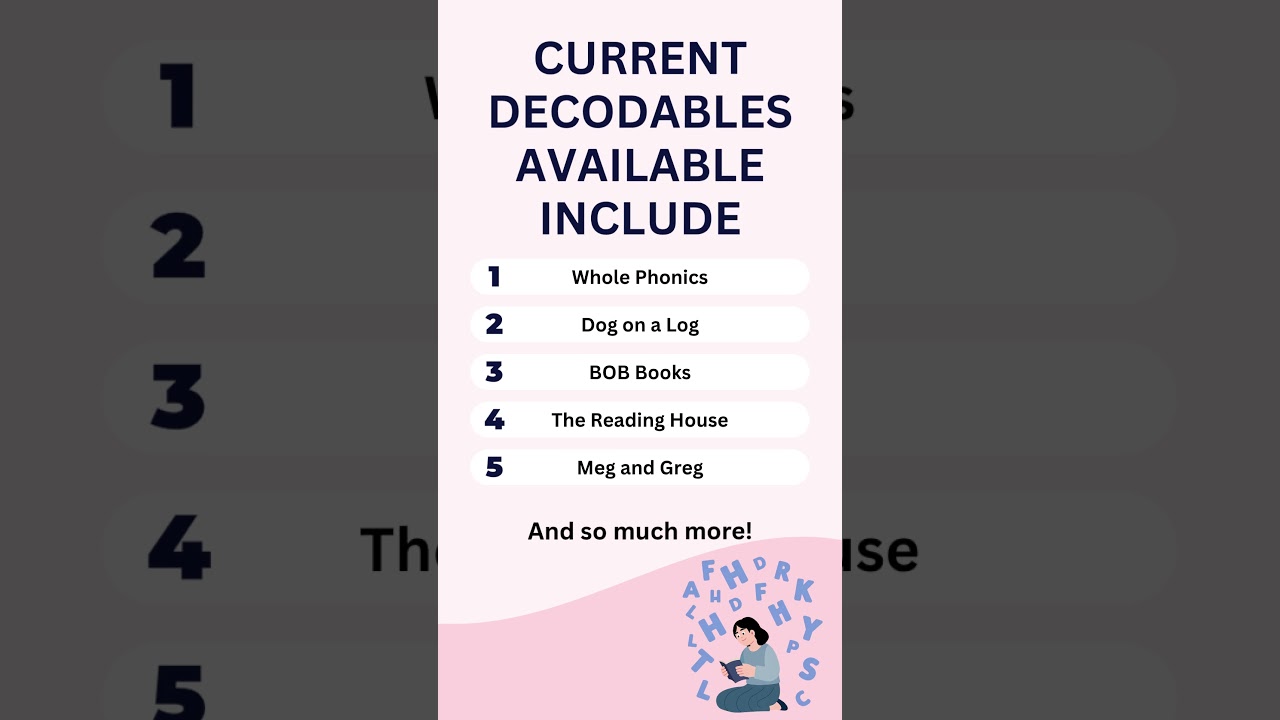 Decodable Books YouTube Short May 2026 #books #bookworm #library #reading #ridgefieldpark
