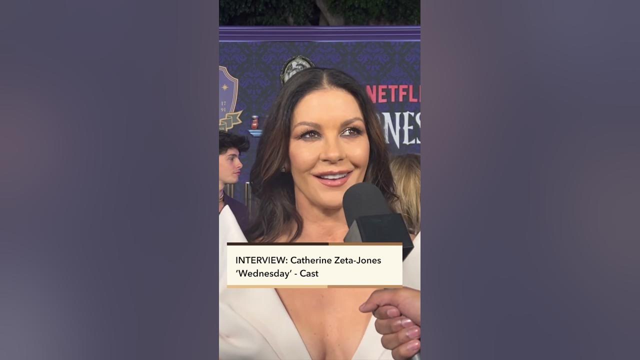 Catherine Zeta-Jones revient sur son rôle de Morticia Addams