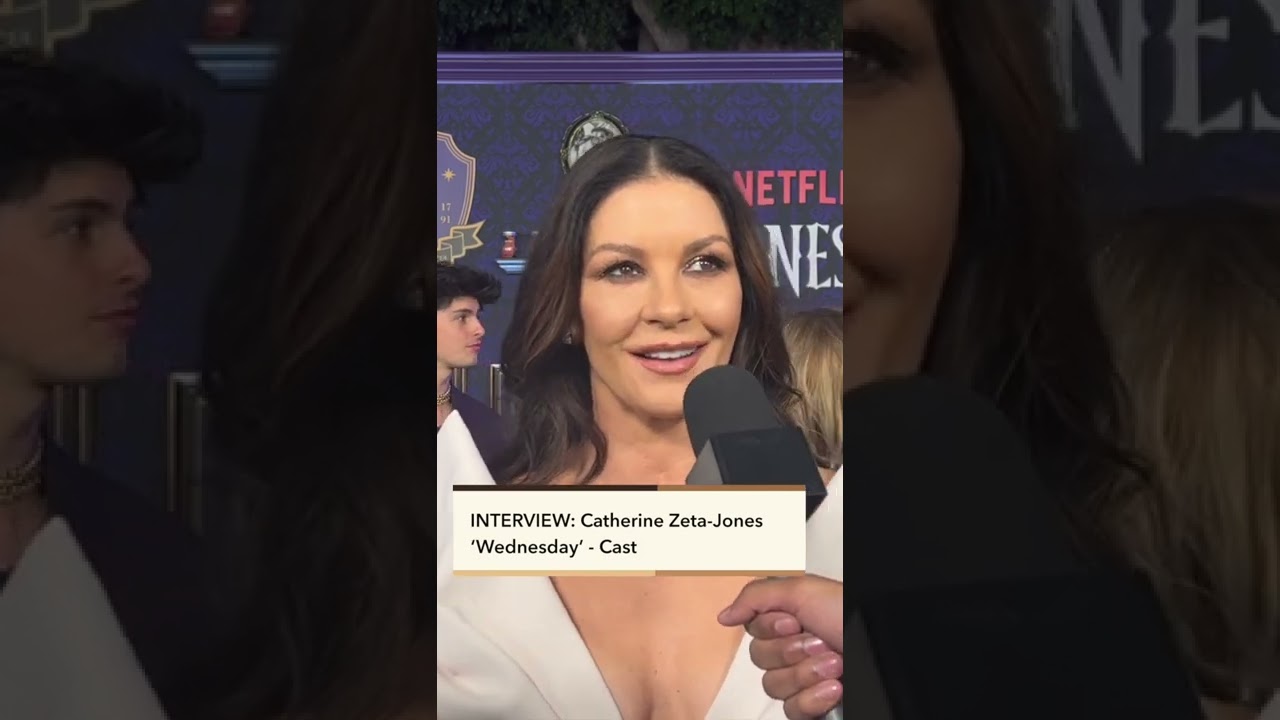 Catherine Zeta-Jones revient sur son rôle de Morticia Addams