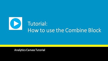 How to use the Combine Block