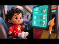 My Petrol Station Stop ⛽🚗 | Fun Car Song | Nursery Rhymes for Kids
