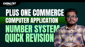 Plus One Computer Application Malayalam | Number System Revision | Commerce Computer Class| Fuad Sir
