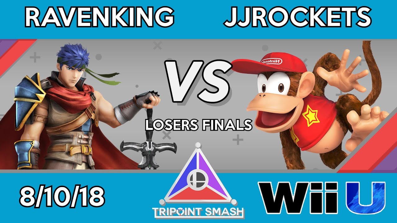Tripoint Smash 23 - Losers Finals - Ravenking (Ike) Vs. JJROCKETS (Diddy Kong) - YouTube