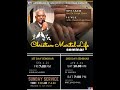Marital life seminar assemblies of god church drigh 6th apri 2024 preacher rev dr liaqat qaiser