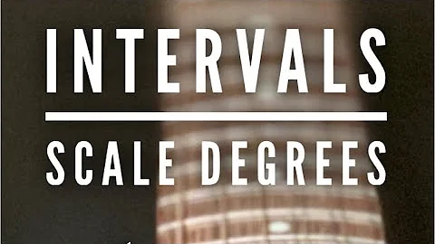 Intervals— scale, degrees #MusicTheory #Chords #Scales￼