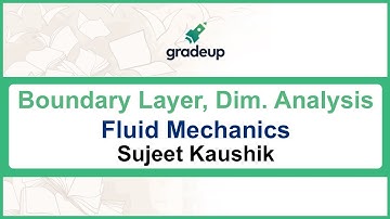 Fluid Mechanics GATE Problems | Boundary Layer, Dimensional Analysis