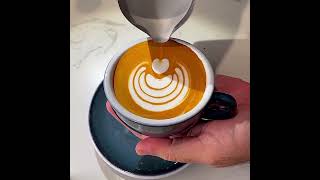 Tulip 🌷 Latte Art | Coffee Art #baristalife #shorts [Barista:- @ahmedsa294]