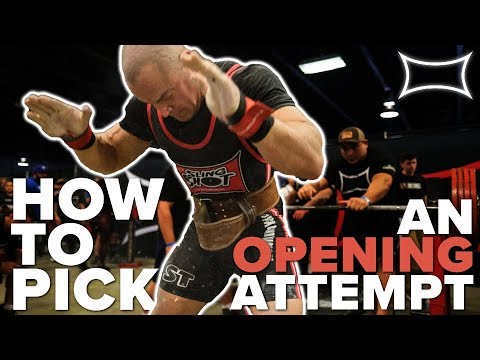 powerlifting squat stand How to Pick Your Opener For Your First Powerlifting Meet