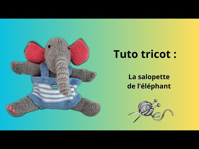 Modèle de tricot vintage Éléphant en tricot en peluche doux en peluche v. 1960 PDF