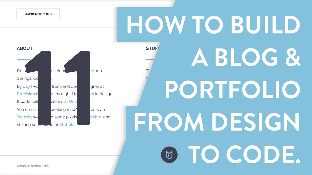 Coding the articles show page - How to build a blog & portfolio with