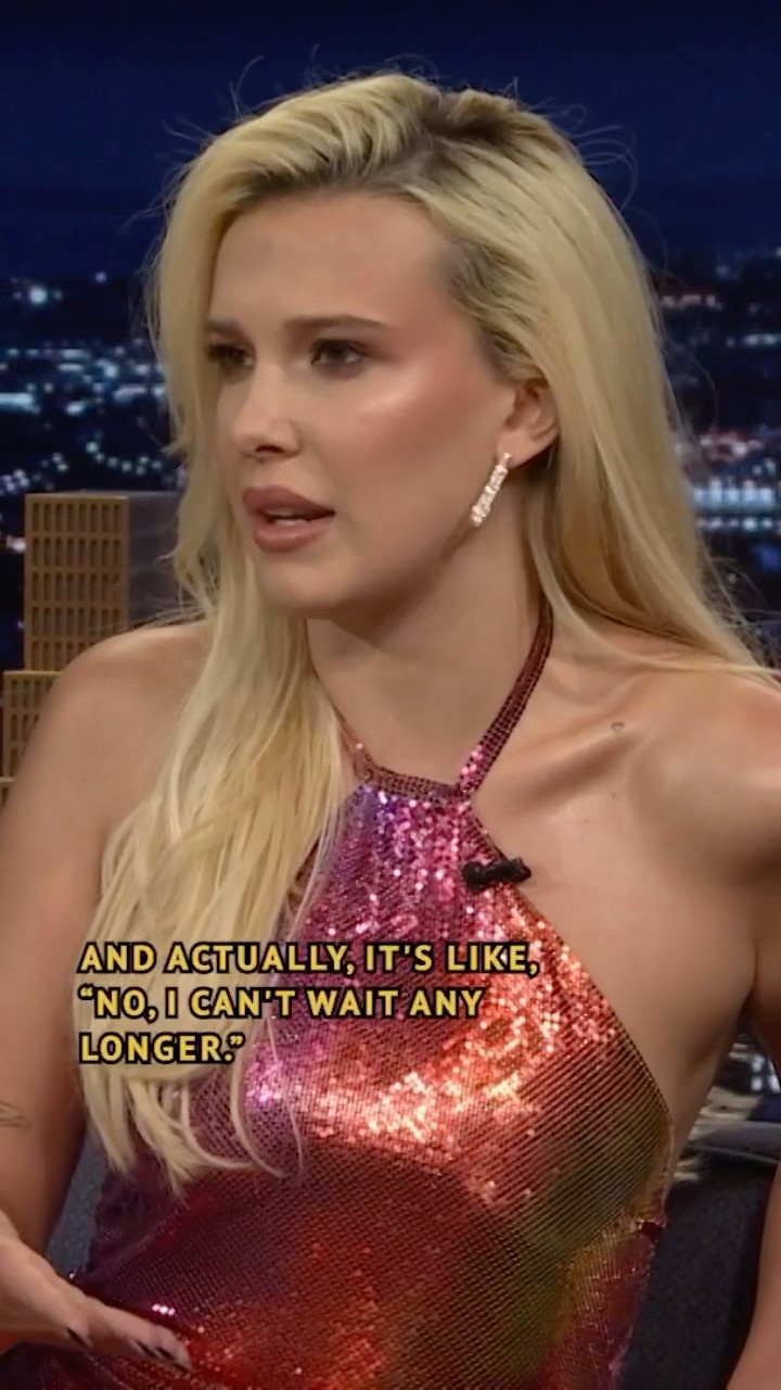 #MillieBobbyBrown addresses the scrutiny she has faced growing up in the public eye. #FallonTonight