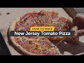 Crispy New Jersey Tomato Pizza | Making Pizza At Home