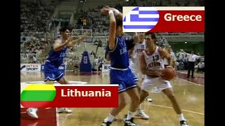 LITHUANIA vs GREECE / 1995 EuroBasket (Group A)