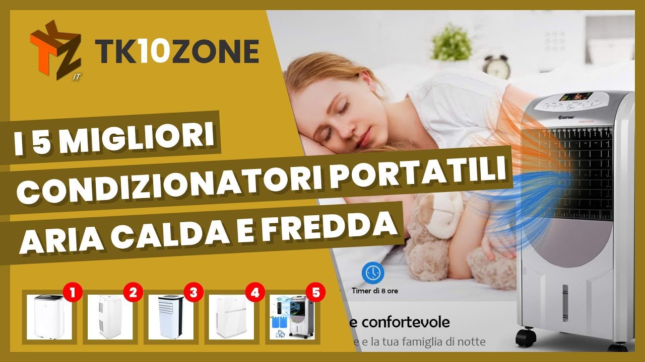 I 5 migliori condizionatori portatili aria calda e fredda