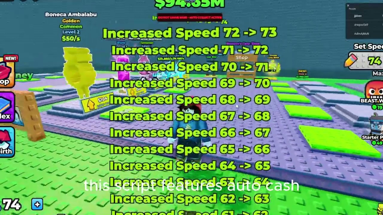 Escape Waves For Lucky Blocks 2026 🔥 Auto Collect Cash, Auto rebirth 🔥🔥🔥 