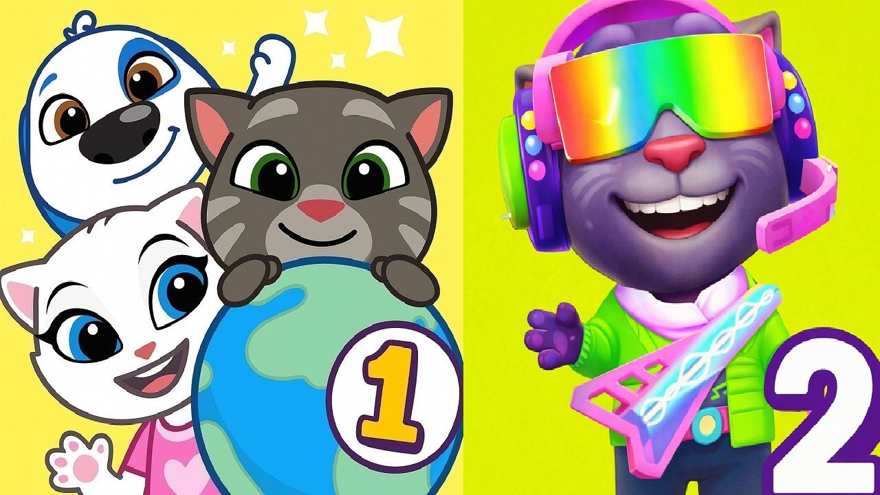 Talking Tom & Friends: World VS My Talking Tom 2 New Update 2026 Galactic Pop Star Tom  Gameplay