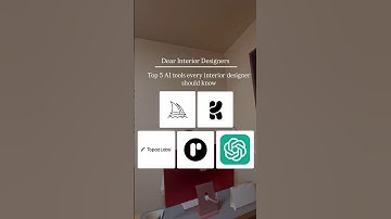 Top 5 AI tools every interior designer should know #interiordesign #interiordesigners #aiinterior