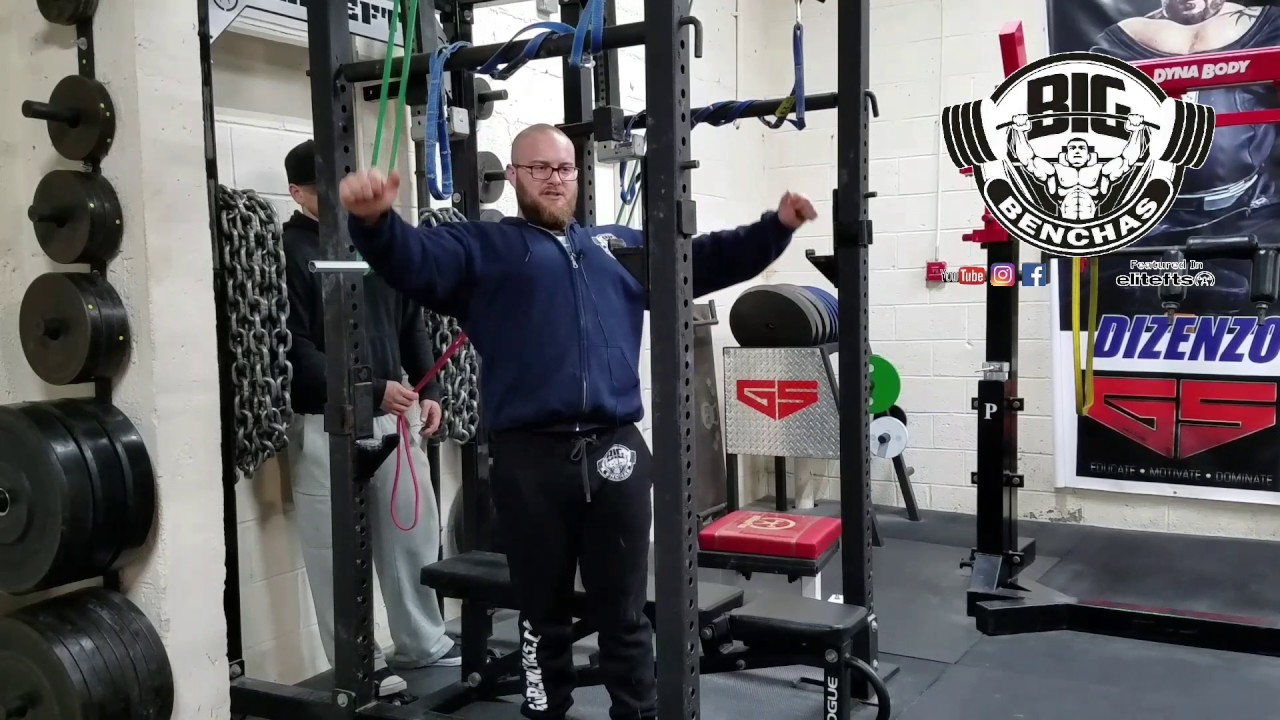 Bench Tool For Lat Activation - Double Band Bench - YouTube