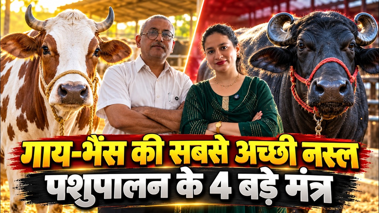 गाय-भैंस का दूध बढ़ाना है तो अपनाएं ये तरीके! | देसी नस्ल और पशुपालन टिप्स