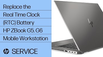 Replace the Real Time Clock (RTC) Battery | HP ZBook G5. G6 Mobile Workstation | HP