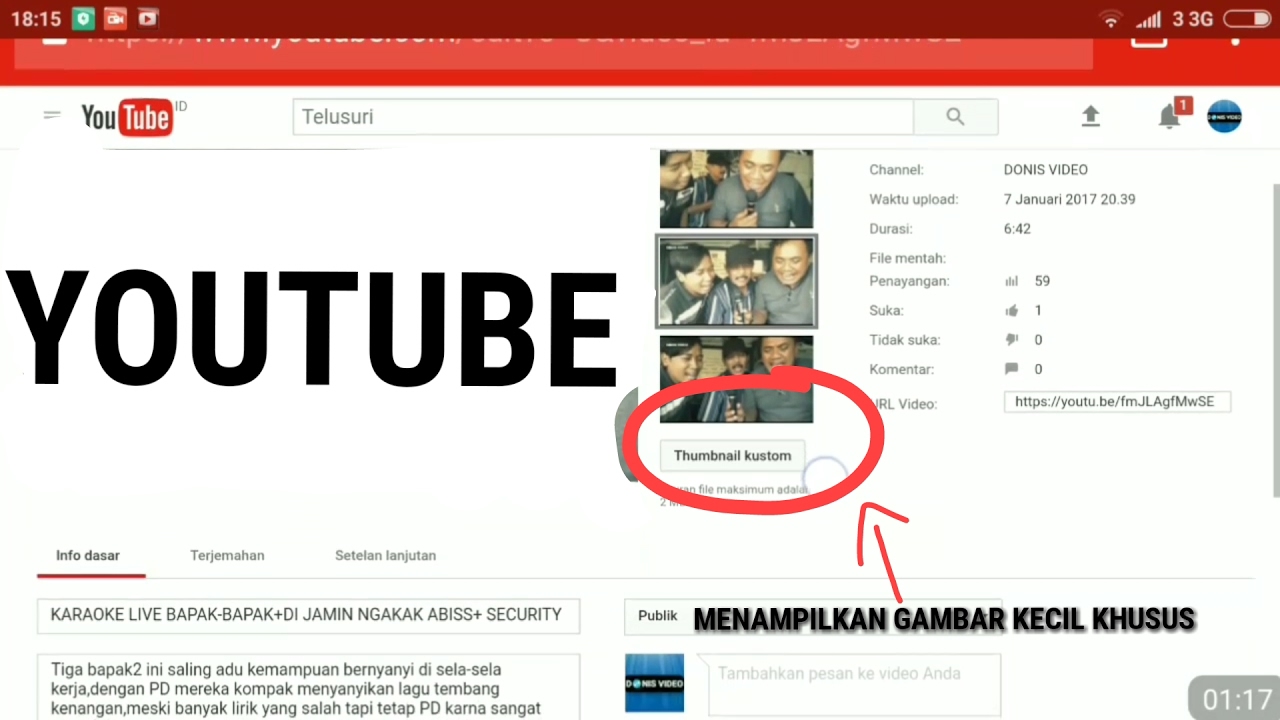 Cara Menampilkan Gambar Di Youtube - AR Production