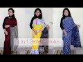 Winter Saree Style | 3 Ethnic Saree Styles With 1 Blouse | Saree Look Book