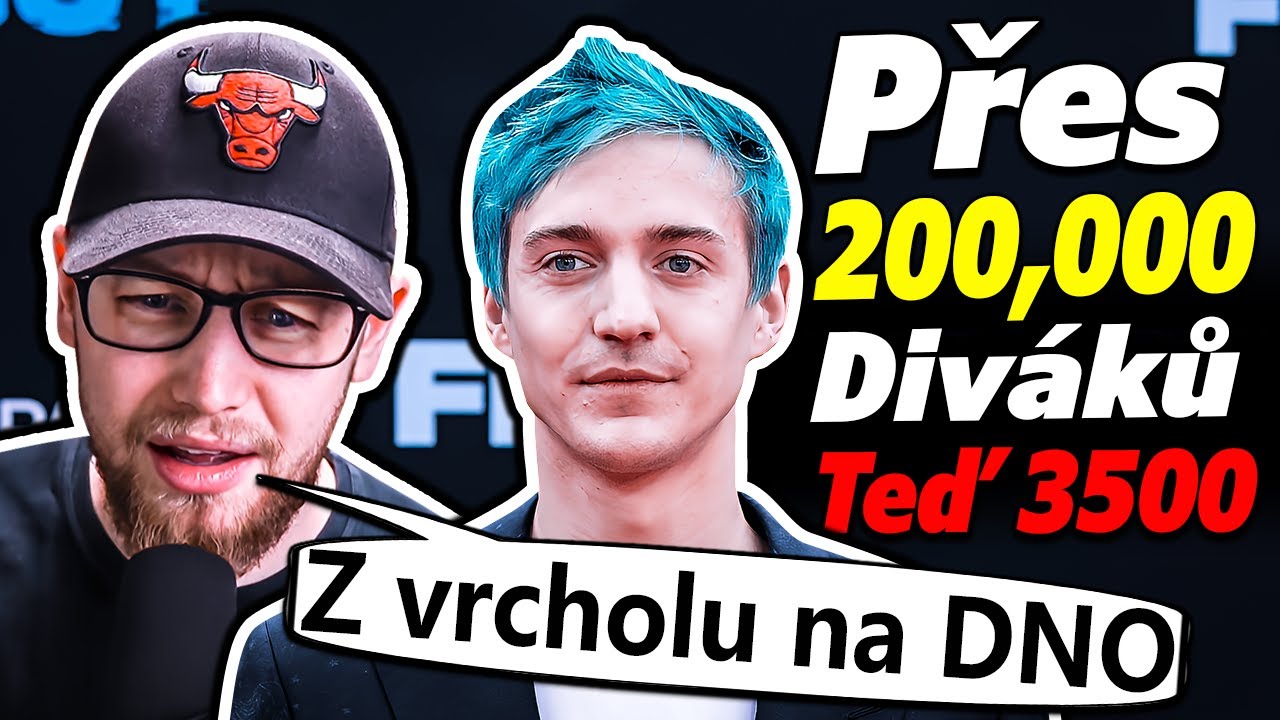 Streamer, který šel z 200,000 na 3500 diváků!
