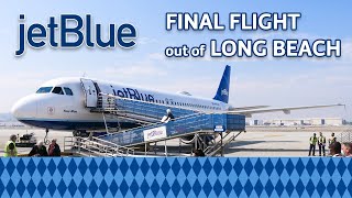 JetBlue's last flight out of Long Beach