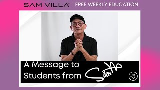 Sam Villa - A Message to Cosmetology Students